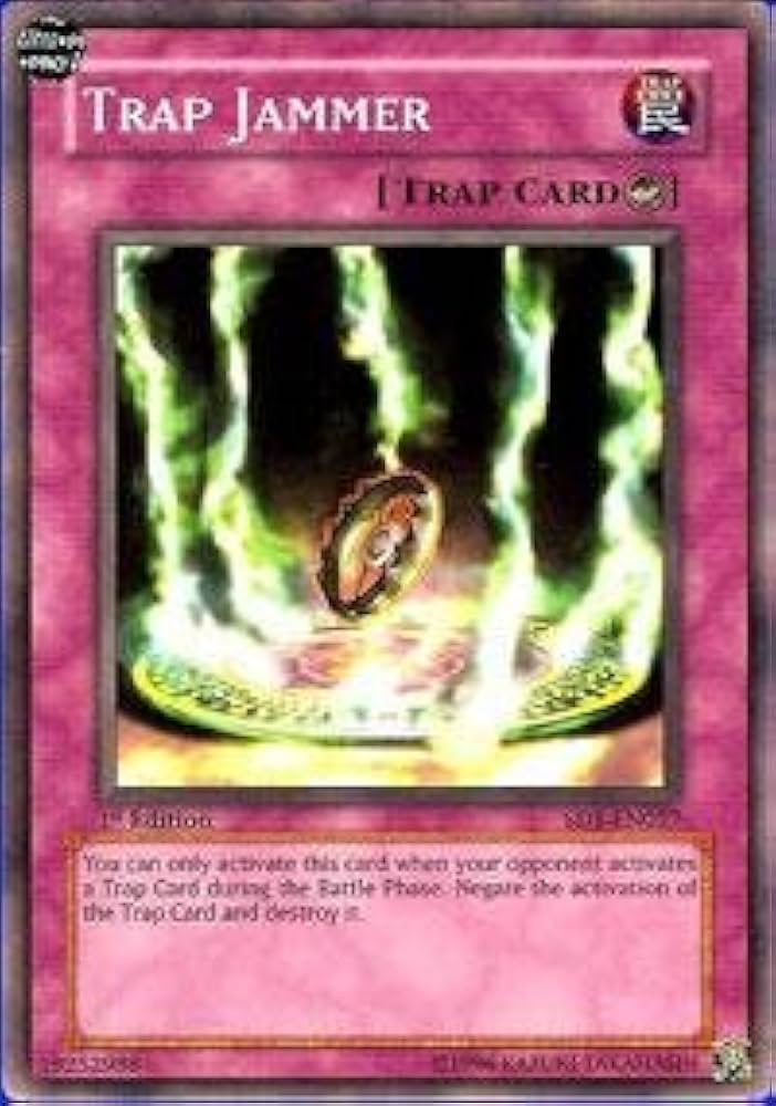 Yu-Gi-Oh! - Trap Jammer (SD1-EN027) - Structure Deck 1